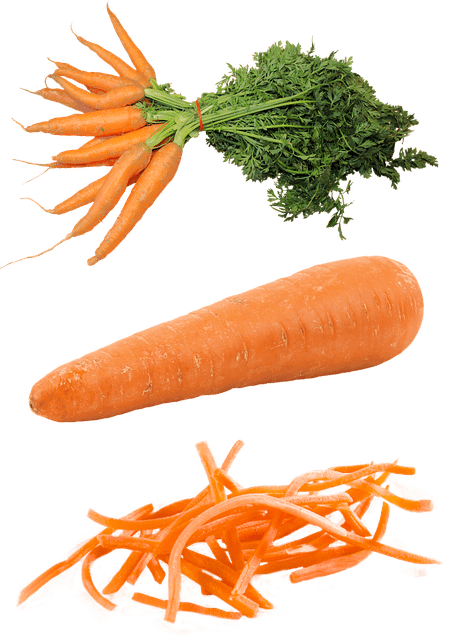 La carotte à une forte concentration de caroténoïdes